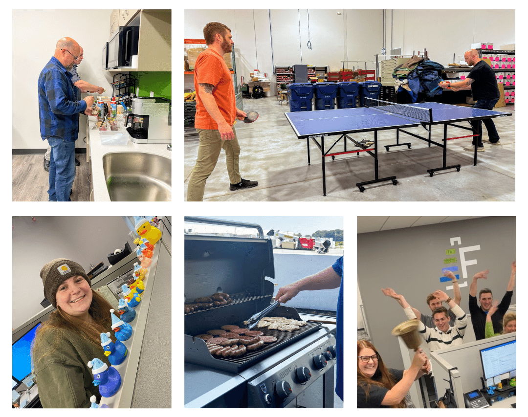 Building a New Facility and Company Culture Also - Blog Photo Collage of Examples