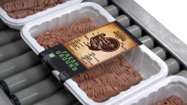 Premium Label on Tray for Meat
