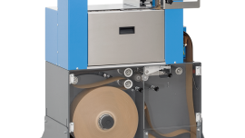 US-2100, wide format, ultra-sonic banding machine, paper banding, plastic banding, preprinted banding material