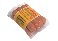 packaged hot dogs