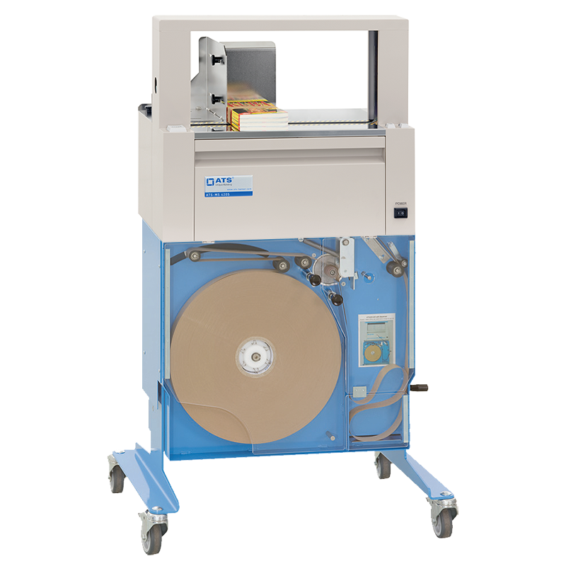 MS Heat seal banding machine, paper banding, plastic banding, tabletop bander, arch bander, large roll stand