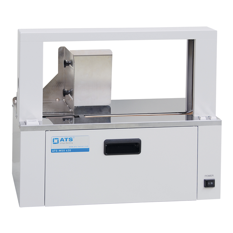 MS Heat seal banding machine, paper banding, plastic banding, tabletop bander, arch bander