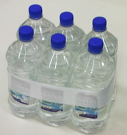 Multipacking, unitizing, banding, bottled water