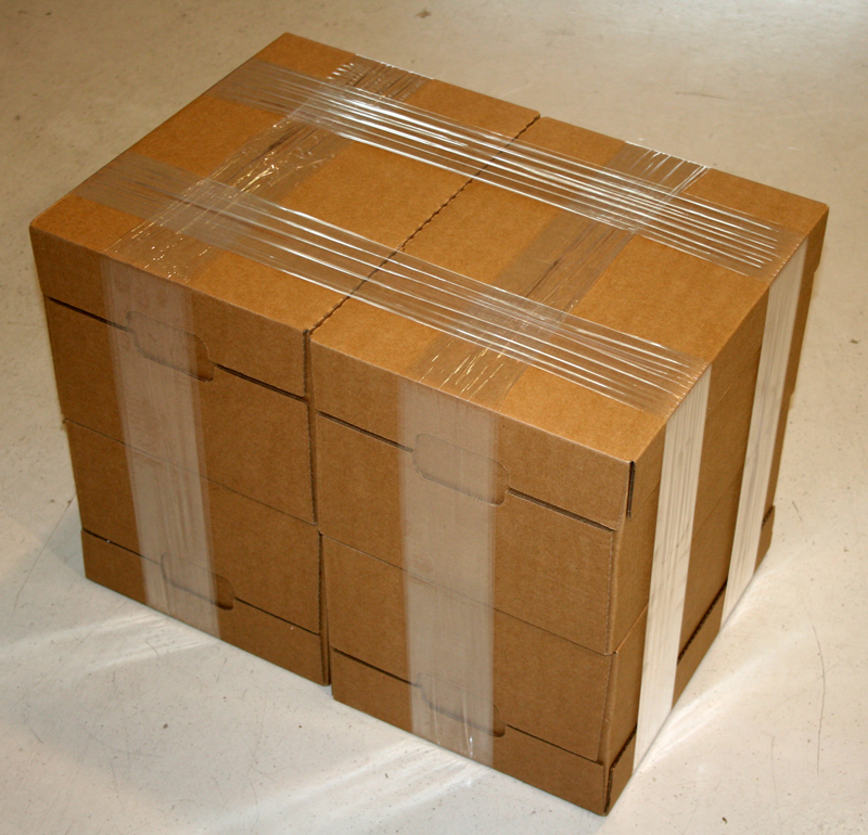 Boxes, Stretch Film Banding, , unitizing, multipacking, bundling