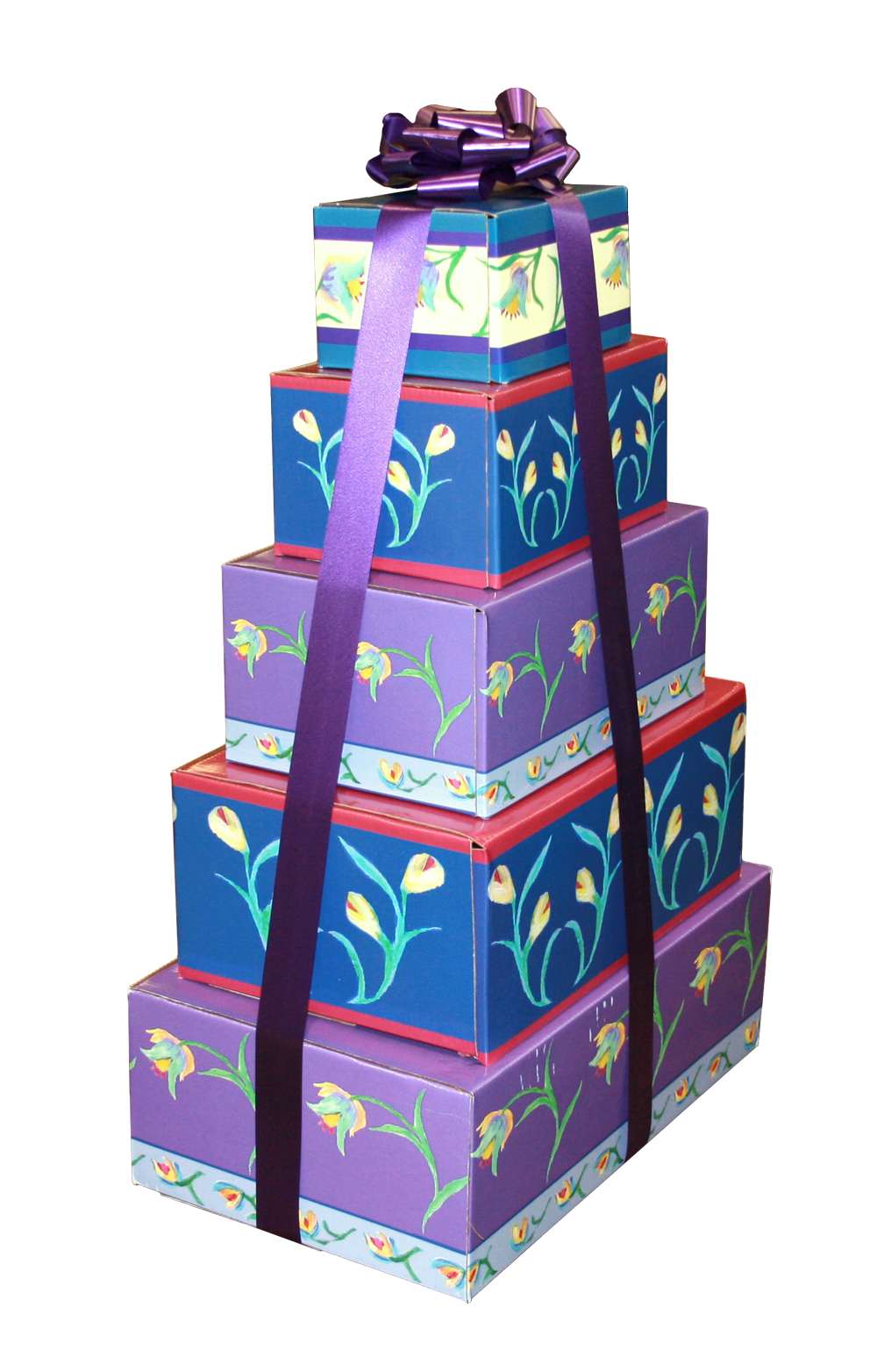 retail banding, display banding, multipacking, unitizing, banding, decorative banding, gift towers