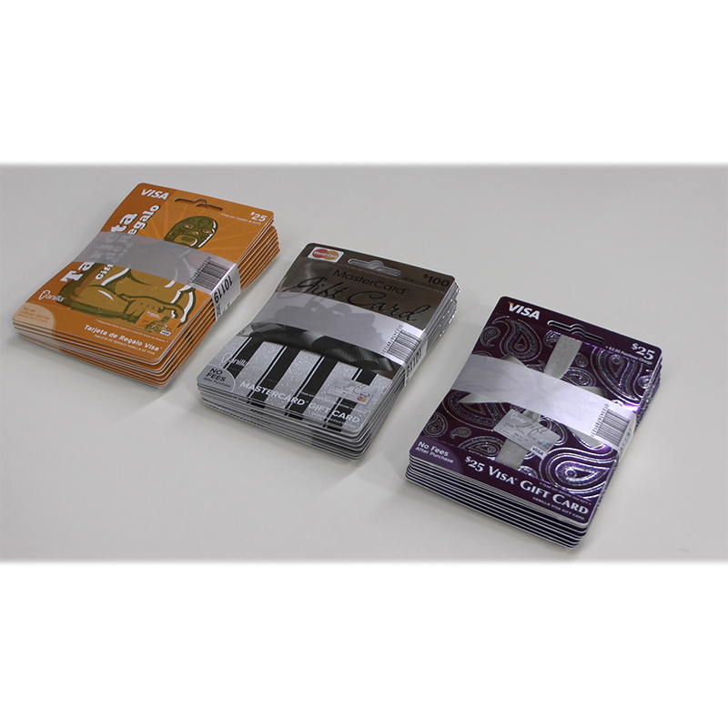 Gift Card Banding Using Felins US-2000 TTP Banding Machine