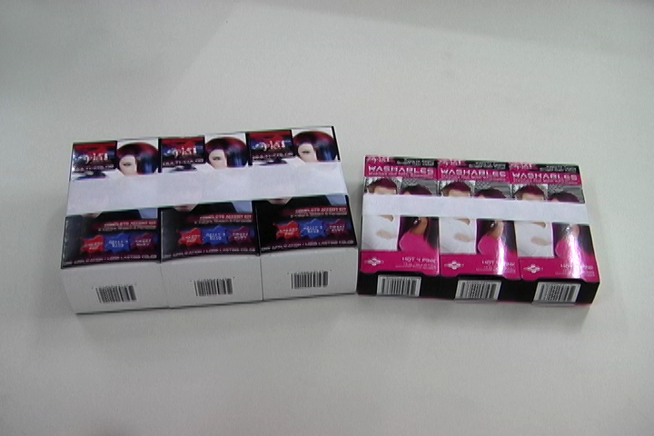 retail banding, display banding, multipacking, unitizing, banding, haircare products