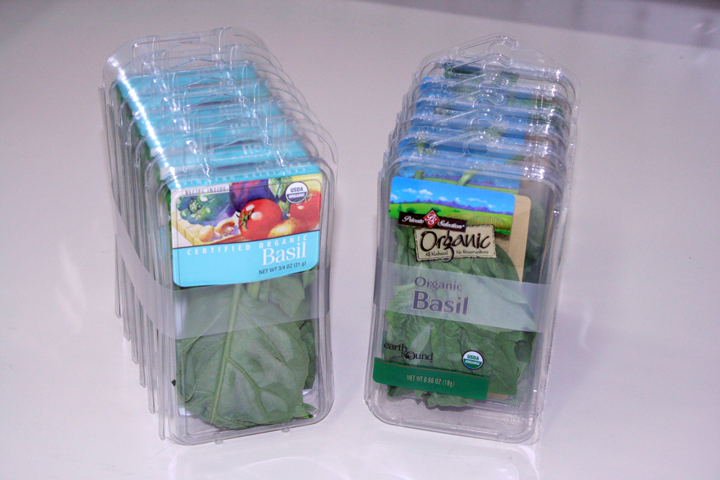 Multipacking, unitizing, banding, food banding, herbs, spices, clamshells