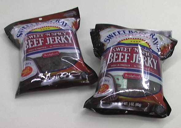 Multipacking, unitizing, label banding, food banding, beef jerky