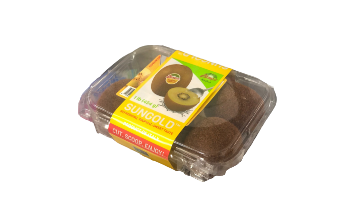 labeled and sleeved kiwi