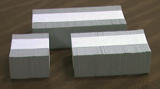 Multipacking, unitizing, banding, lottery tickets
