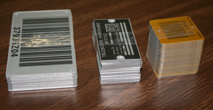 Nameplates, Stretch Film Banding, unitizing, multipacking, bundling