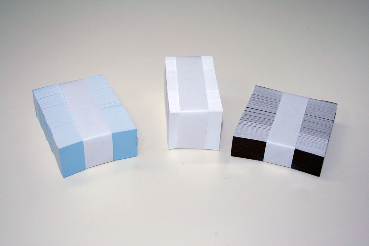 process banding, unitizing, banding, paint chip samples