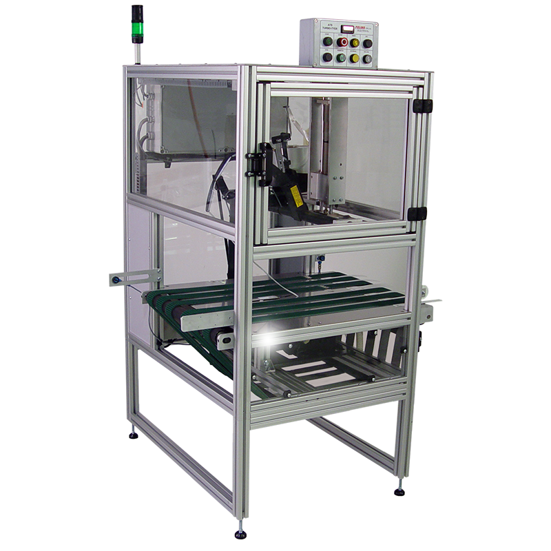 Automated tying machine, automatic laundry tyer, Pak-Tyer, Turbo tying machine