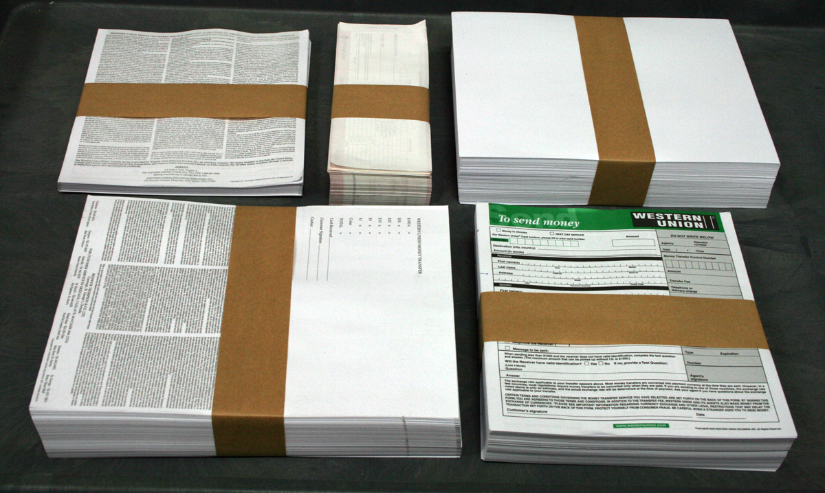 Multipacking, unitizing, banding, paper products