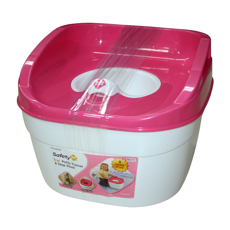 Potty Chair, Stretch Film Banding, unitizing, multipacking, bundling