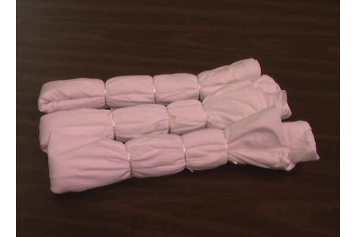 T-Shirts, Tying, unitizing, bundling, securing