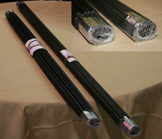 Tent Poles, Stretch Film Banding, unitizing, multipacking, bundling