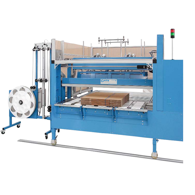 automatic banding, transitline conveyor, us-2000, ultra-sonic, paper banding, plastic banding, printed banding