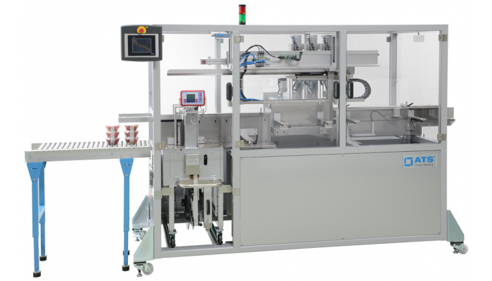 stainless steel, fully-automatic banding machine for the food industry