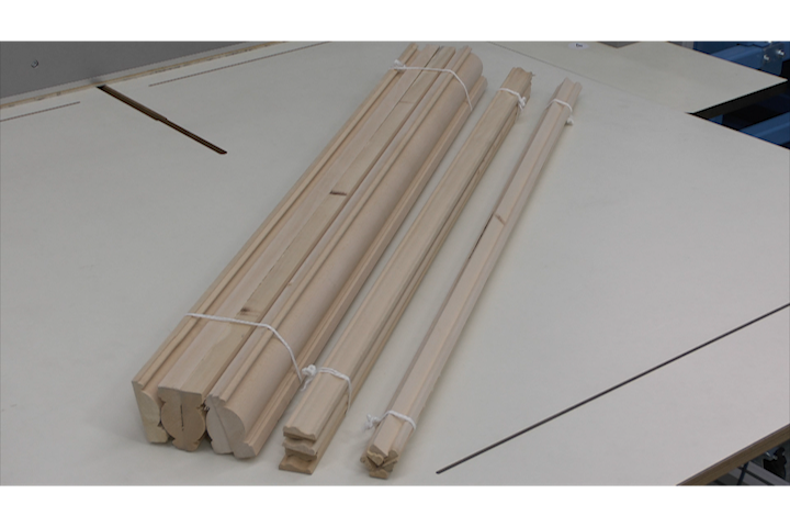 Wood Moulding, Tying, unitizing, multipacking, bundling, securing