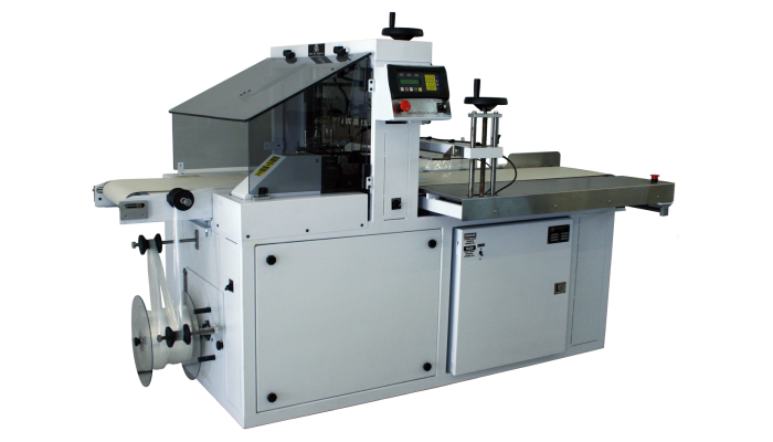 TP-150 machine for shrink wrapping food products