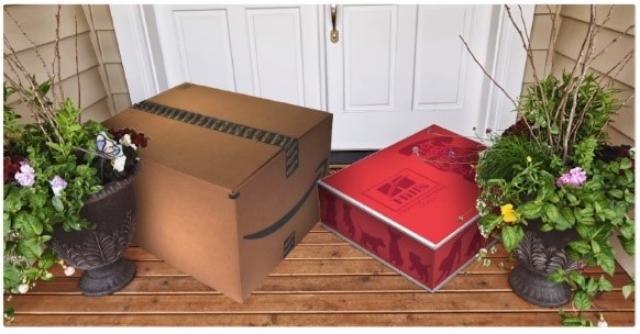 Amazon overbox, branded packaging