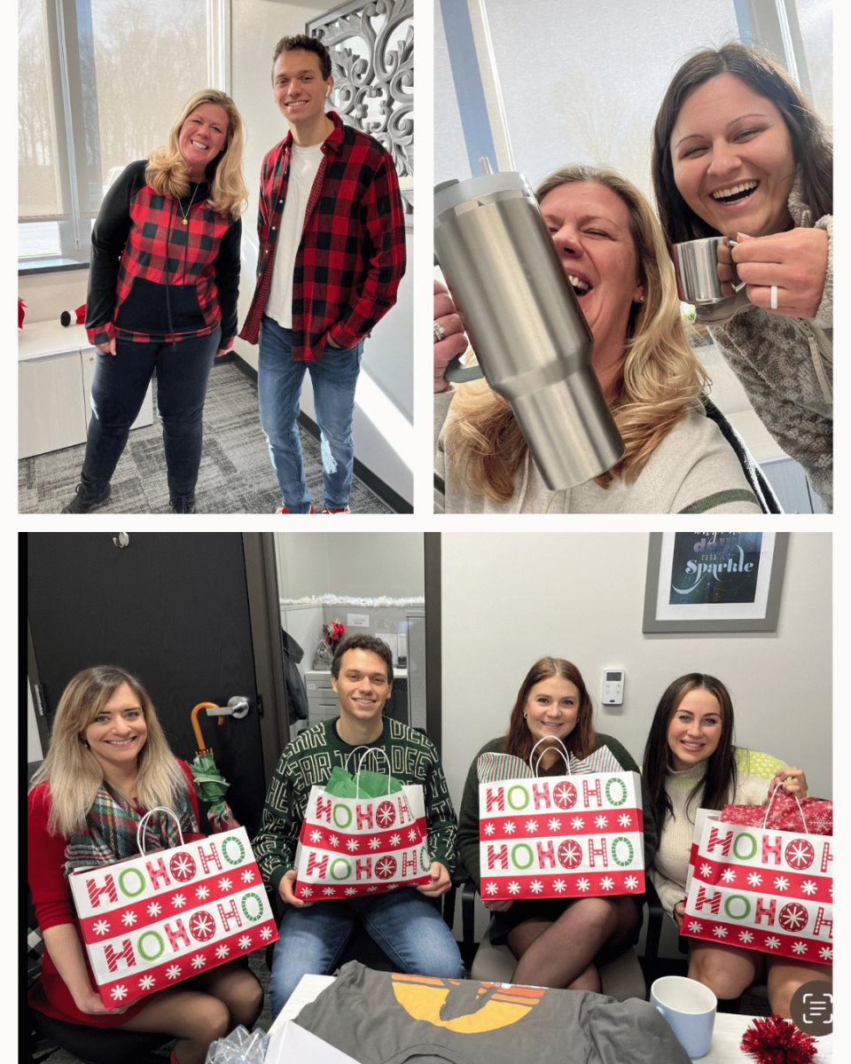A collage of photos showing the Felins team having fun