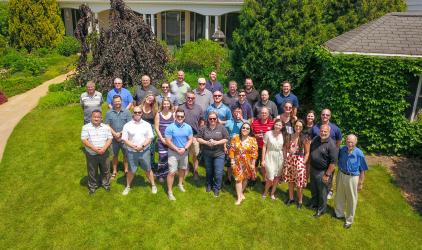 Drone photo of Felins Family