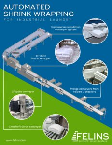 Automated Shrink Wrapping for Industrial Laundry - Infographic - Felins